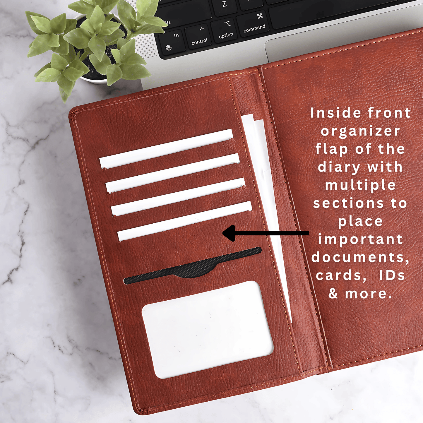 KARBD Organizer Notebook Diary with Belt Closure Flap (A5, 192 Pages, Colour may Vary)